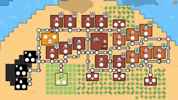 Игра Mini Settlers, скриншот