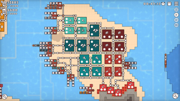 Игра Mini Settlers, скриншот