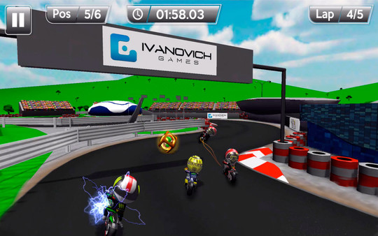 Игра MiniBikers, скриншот