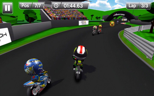 Игра MiniBikers, скриншот