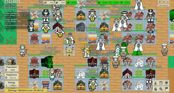 Игра MiniMap Kingdom, скриншот