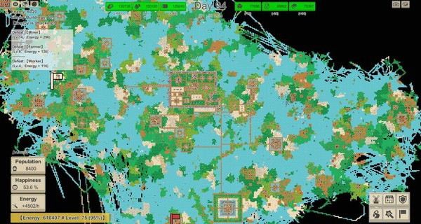 Игра MiniMap Kingdom, скриншот