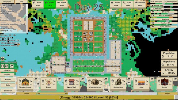 Игра MiniMap Kingdom, скриншот