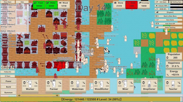 Игра MiniMap Kingdom, скриншот