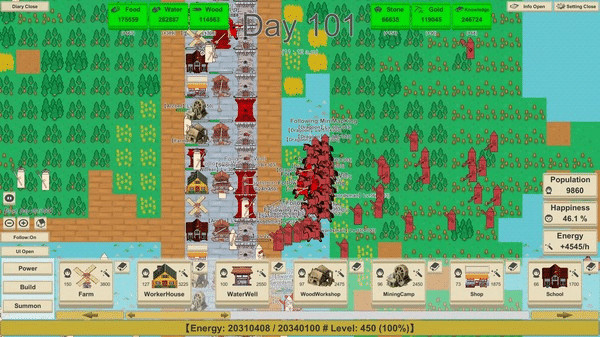 Игра MiniMap Kingdom, скриншот