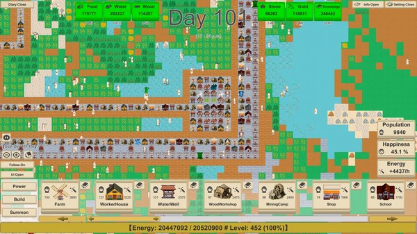 Игра MiniMap Kingdom, скриншот