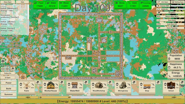 Игра MiniMap Kingdom, скриншот