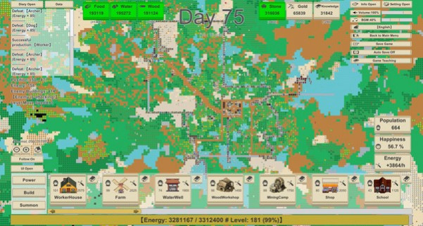 Игра MiniMap Kingdom, скриншот