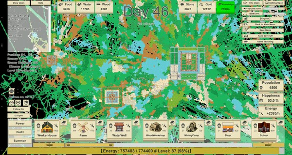 Игра MiniMap Kingdom, скриншот