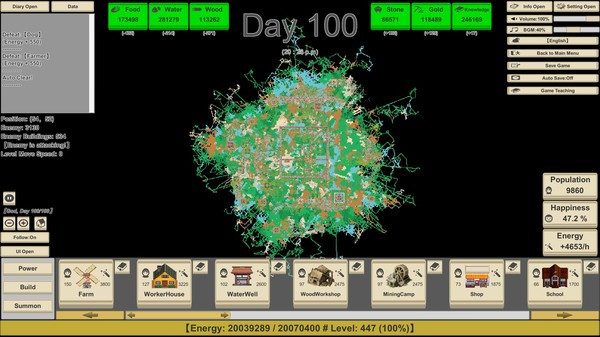 Игра MiniMap Kingdom, скриншот