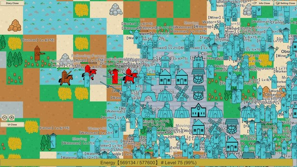Игра MiniMap Kingdom, скриншот