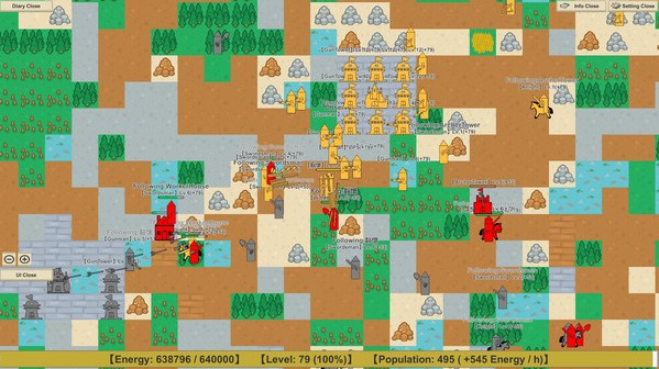 Игра MiniMap Kingdom, скриншот