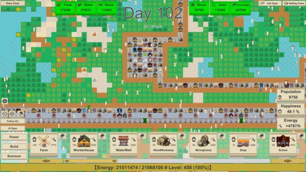 Игра MiniMap Kingdom, скриншот