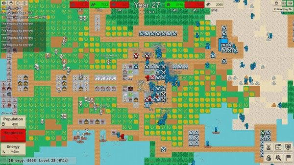 Игра MiniMap Kingdom, скриншот
