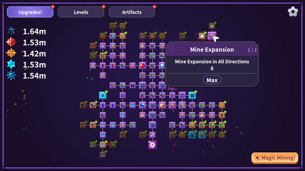 Игра Mining Wizards, скриншот