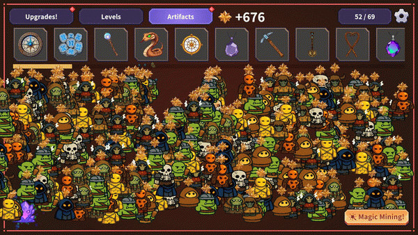 Игра Mining Wizards, скриншот
