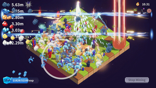 Игра Mining Wizards, скриншот