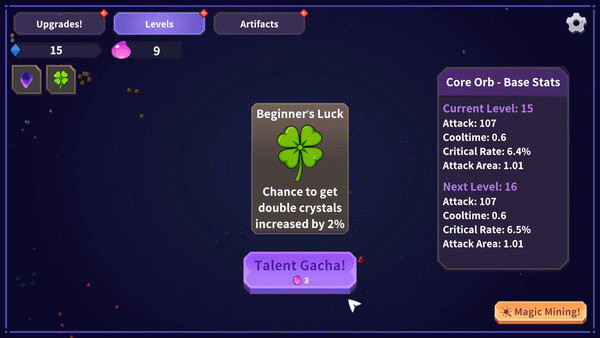 Игра Mining Wizards, скриншот