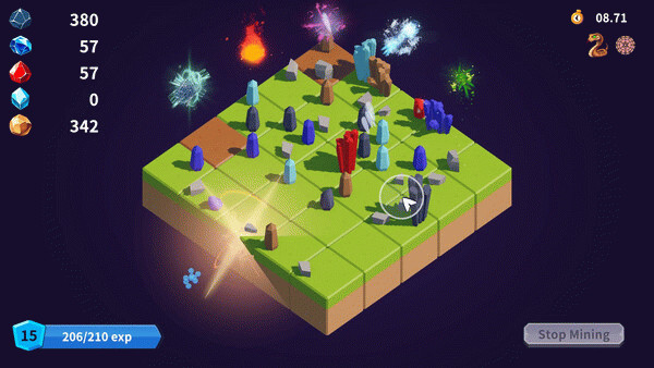 Игра Mining Wizards, скриншот