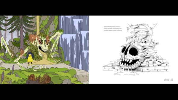 Игра Minute of Islands - Digital Artbook, скриншот