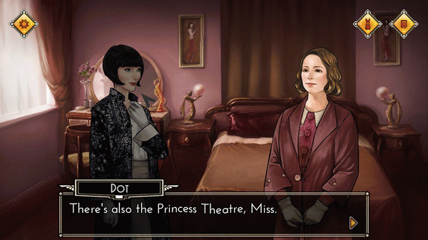 Игра Miss Fisher and the Deathly Maze, скриншот