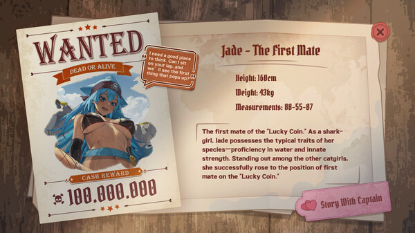 Игра Miss Neko: Pirates, скриншот