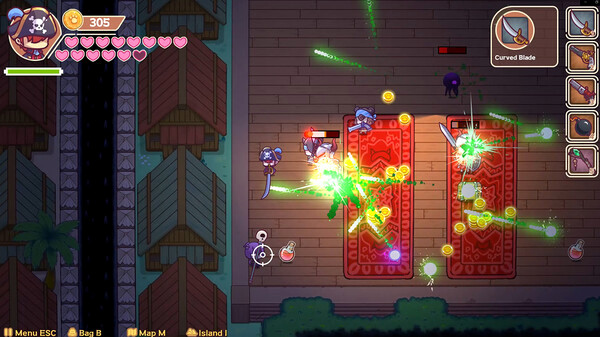 Игра Miss Neko: Pirates, скриншот