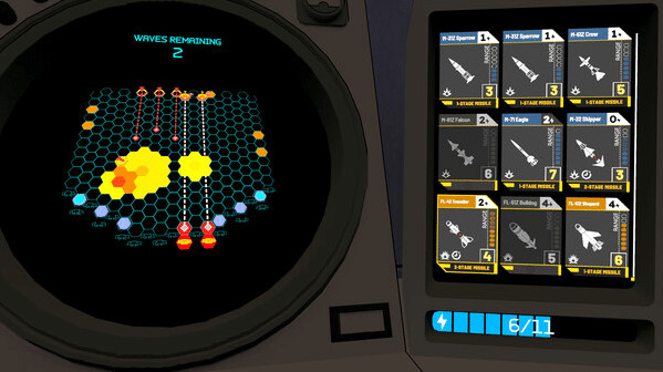 Игра Missile Command Delta, скриншот