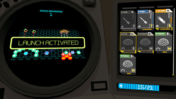 Игра Missile Command Delta, скриншот