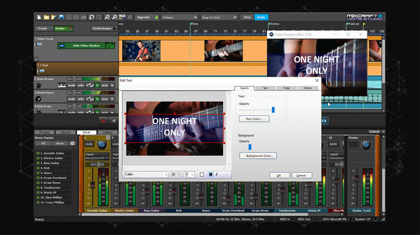 Игра Mixcraft 8 Home Studio, скриншот