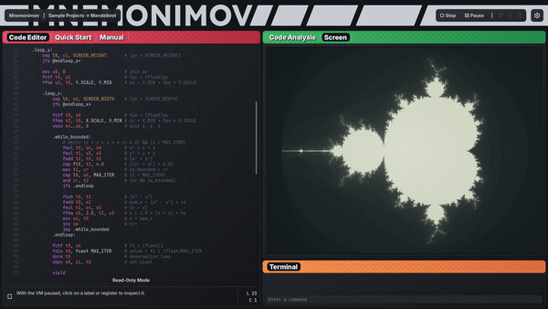 Игра Mnemonimov, скриншот