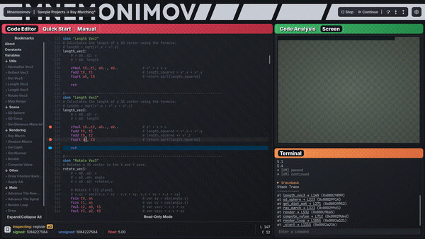 Игра Mnemonimov, скриншот