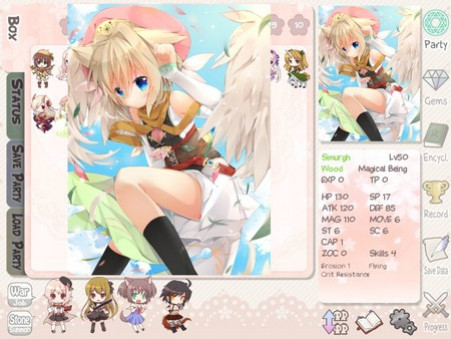 Игра Moekuri: Adorable + Tactical SRPG, скриншот