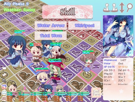 Игра Moekuri: Adorable + Tactical SRPG, скриншот