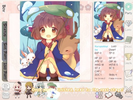 Игра Moekuri: Adorable + Tactical SRPG, скриншот