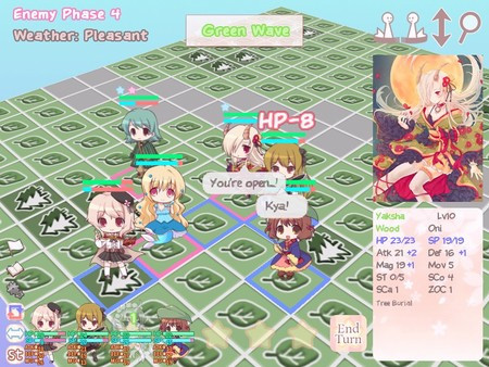 Игра Moekuri: Adorable + Tactical SRPG, скриншот