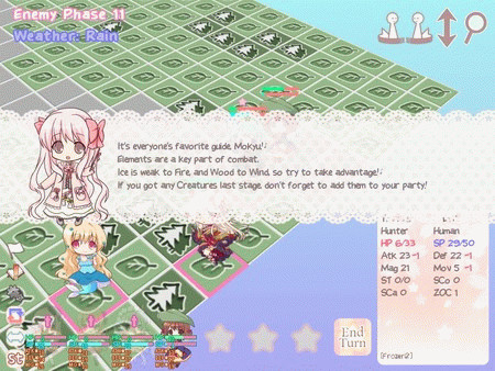 Игра Moekuri: Adorable + Tactical SRPG, скриншот