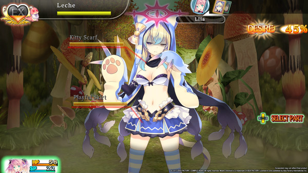 Игра Moero Chronicle, скриншот