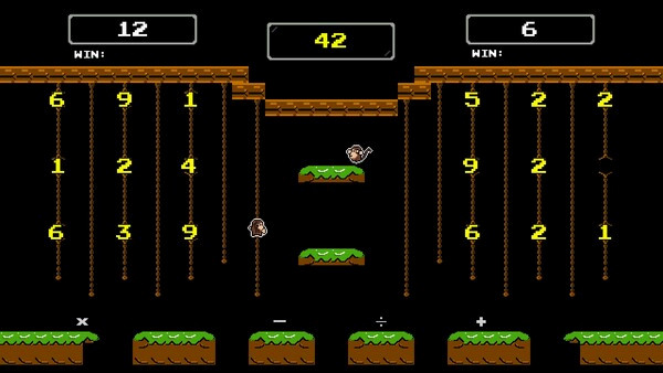 Игра Monkey Math, скриншот