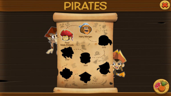 Игра Monkeys Ahoy, скриншот