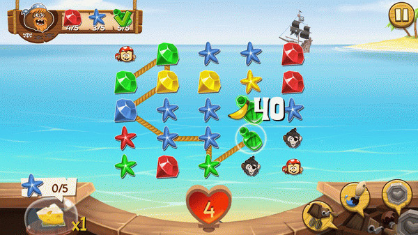Игра Monkeys Ahoy, скриншот
