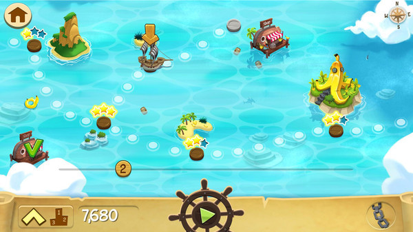 Игра Monkeys Ahoy, скриншот