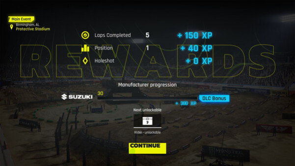 Игра Monster Energy Supercross 25 - Experience Multiplier, скриншот