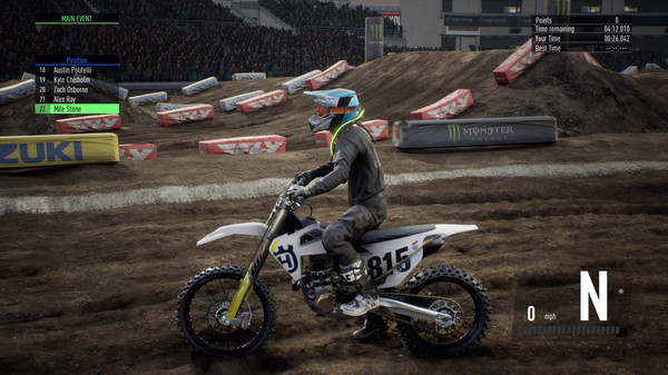 Игра Monster Energy Supercross 3 - Neckbrace Pack, скриншот