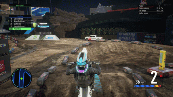 Игра Monster Energy Supercross 3 - Neckbrace Pack, скриншот