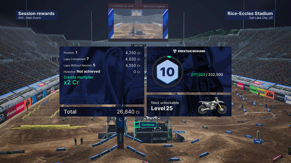 Игра Monster Energy Supercross 5 - Credits Multiplier, скриншот