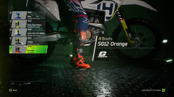 Игра Monster Energy Supercross - Bluefire Custom Rider Pack, скриншот