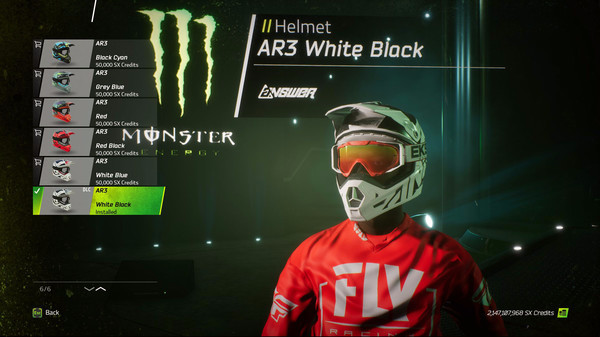 Игра Monster Energy Supercross - Redfire Custom Rider Pack, скриншот