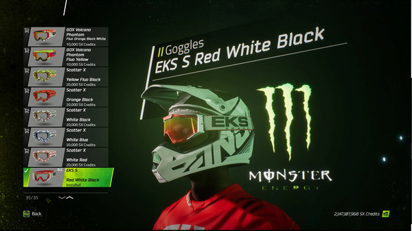 Игра Monster Energy Supercross - Redfire Custom Rider Pack, скриншот