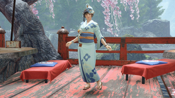 Игра MONSTER HUNTER RISE - "Floral Sleeves" Hunter layered armor piece, скриншот